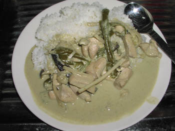 Ggreen curry of Thai