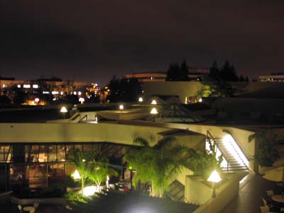 A view to the San Jose international airport